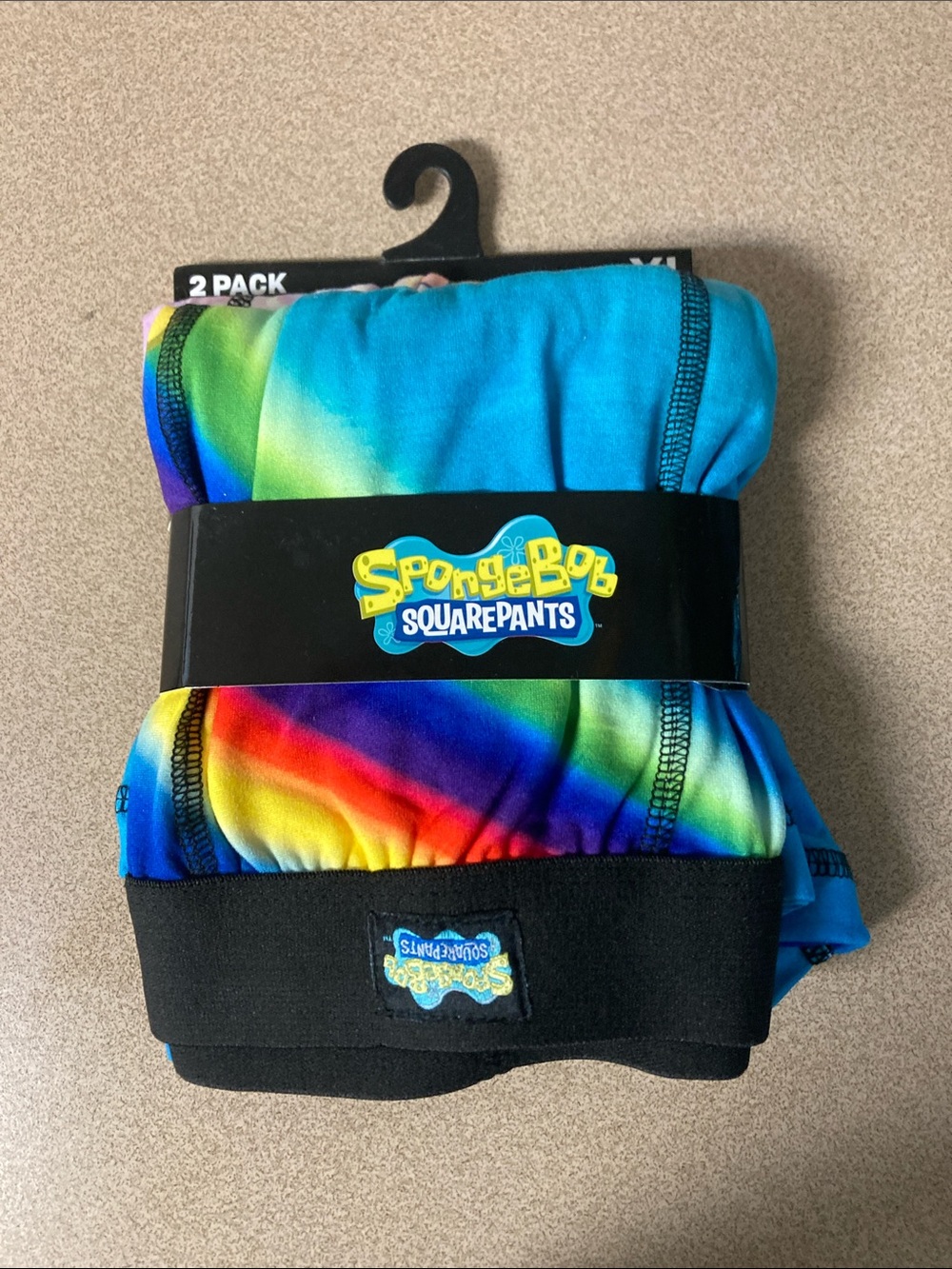SpongeBob Squarepants Turquoise Boxer Briefs 2-Pack